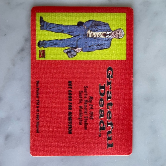 Original LOT of 8 Grateful Dead Marvel Series Backstage Pass - Picture 4 of 10